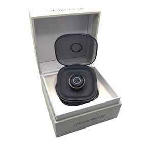 Circular Smart Ring 2 Black Health Fitness Tracker Size 8 w/ Charging Case